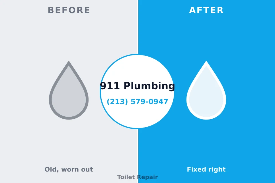 Before and after: plumbing repair Tahlequah, OK